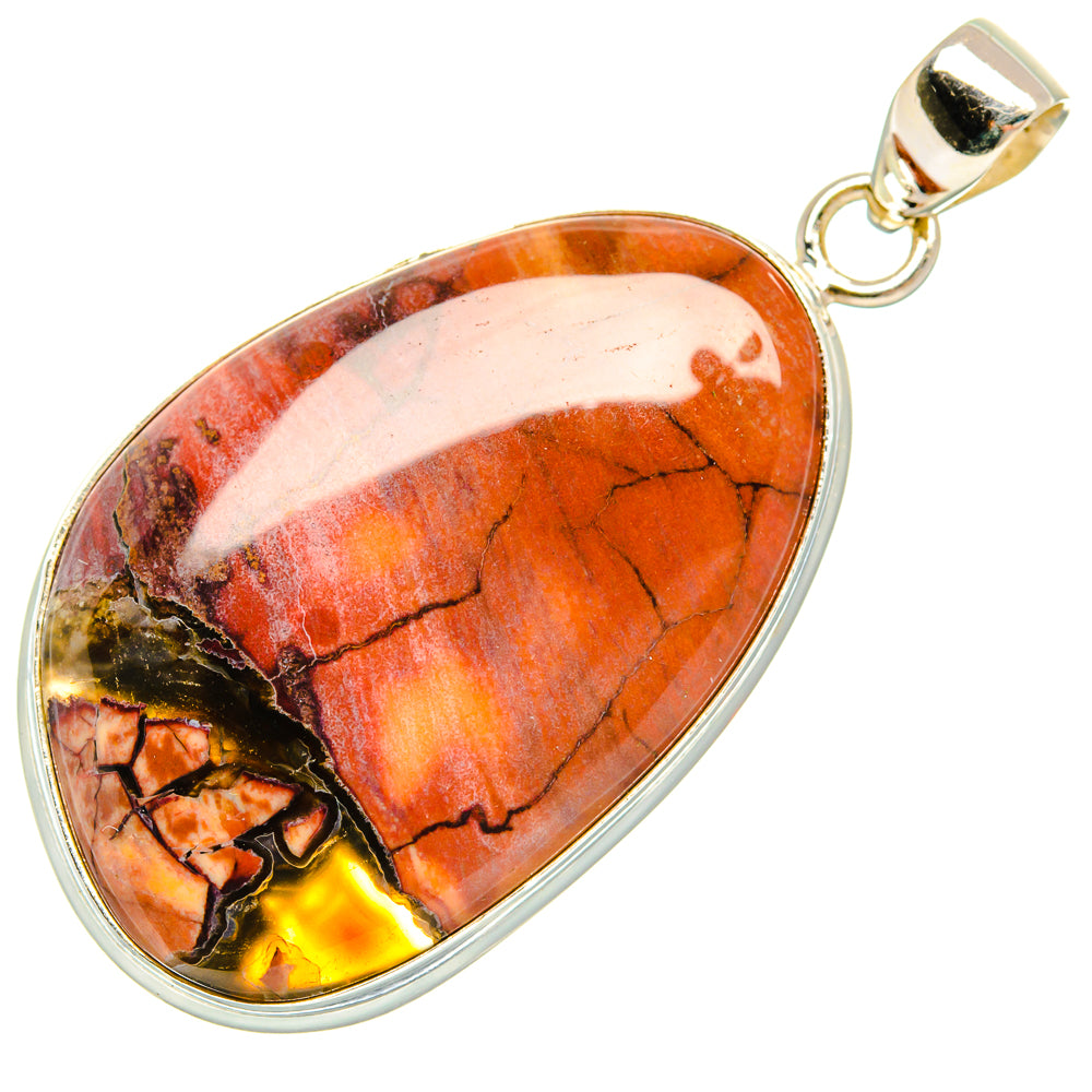 Butterfly Jasper Pendants handcrafted by Anasilvercos - PD27699 - Photo 2