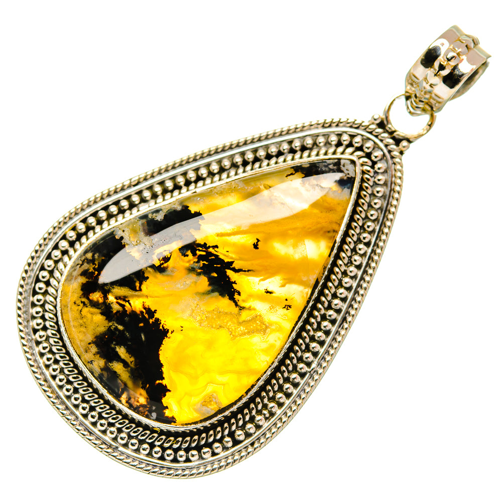 Plume Agate Pendants handcrafted by Anasilvercos - PD27702 - Photo 2