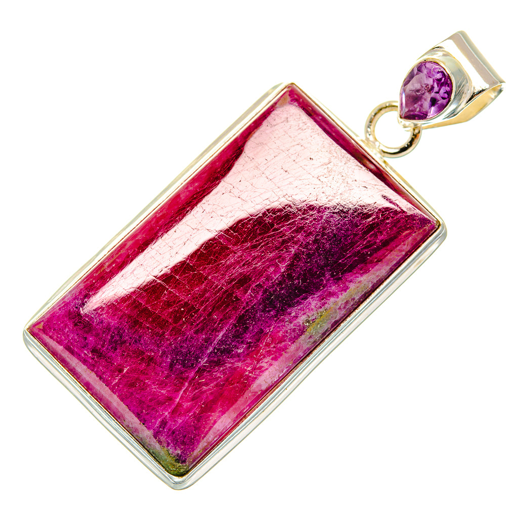 Ruby Fuchsite Pendants handcrafted by Anasilvercos - PD27712 - Photo 2