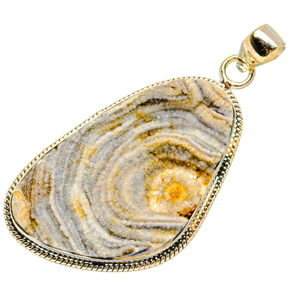 Desert Druzy Pendants handcrafted by Anasilvercos - PD27713 - Photo 2