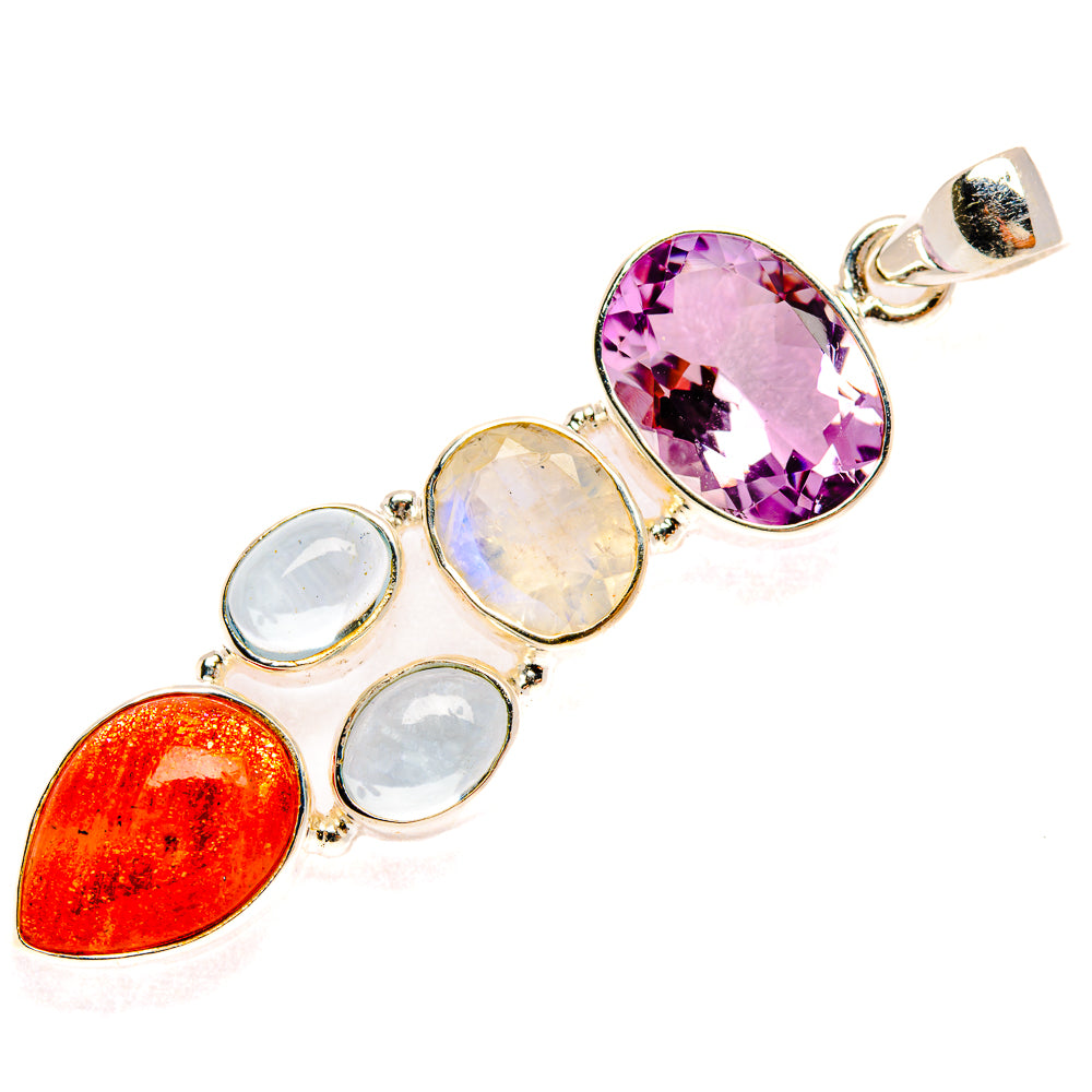 Sunstone Pendants handcrafted by Anasilvercos - PD27733 - Photo 2