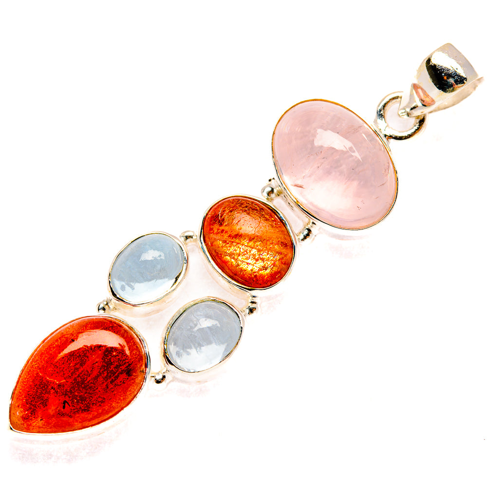 Sunstone Pendants handcrafted by Anasilvercos - PD27738 - Photo 2