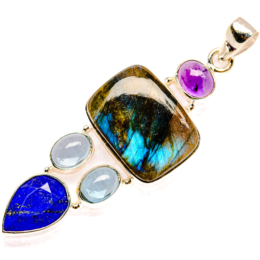 Labradorite Pendants handcrafted by Anasilvercos - PD27751 - Photo 2