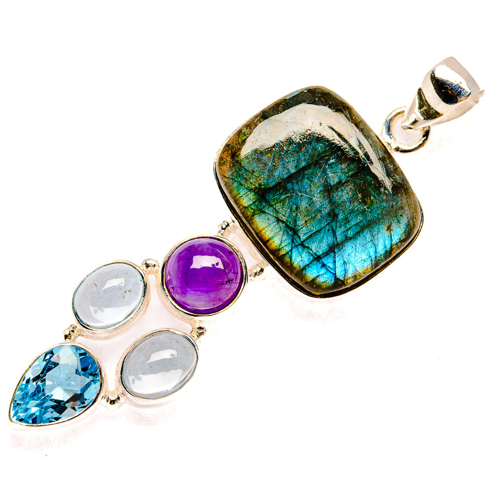 Labradorite Pendants handcrafted by Anasilvercos - PD27752 - Photo 2
