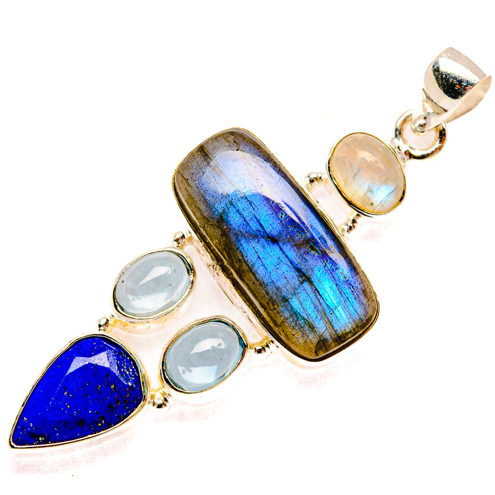 Labradorite Pendants handcrafted by Anasilvercos - PD27753 - Photo 2