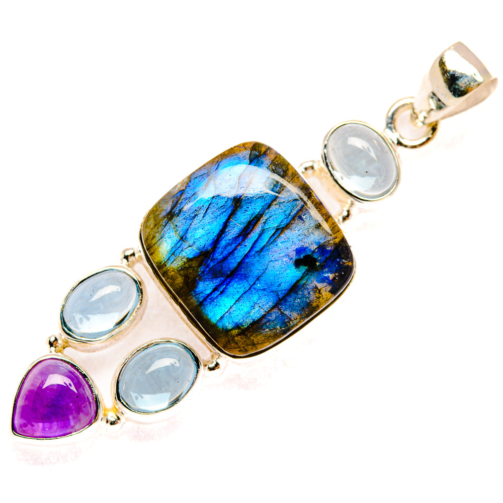 Labradorite Pendants handcrafted by Anasilvercos - PD27756 - Photo 2