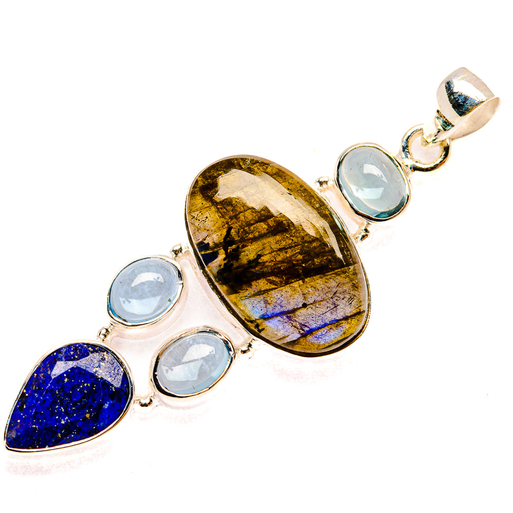 Labradorite Pendants handcrafted by Anasilvercos - PD27758 - Photo 2