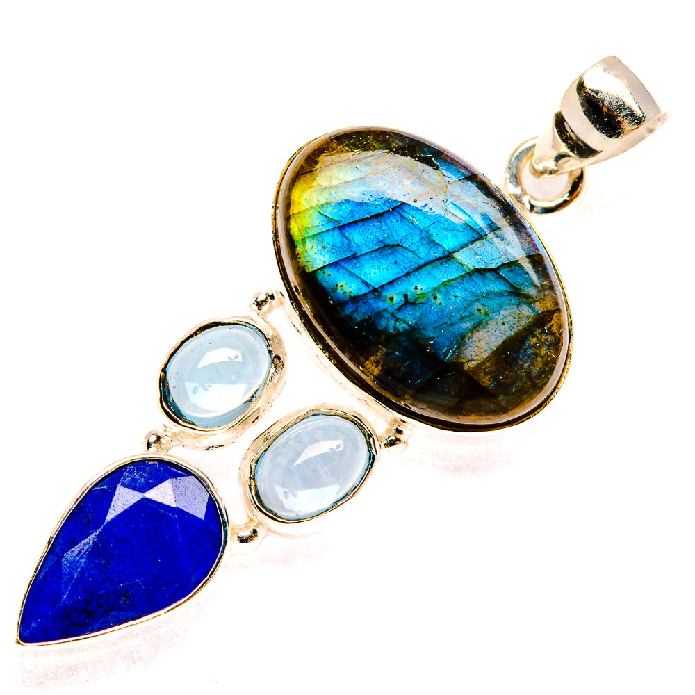 Labradorite Pendants handcrafted by Anasilvercos - PD27759 - Photo 2