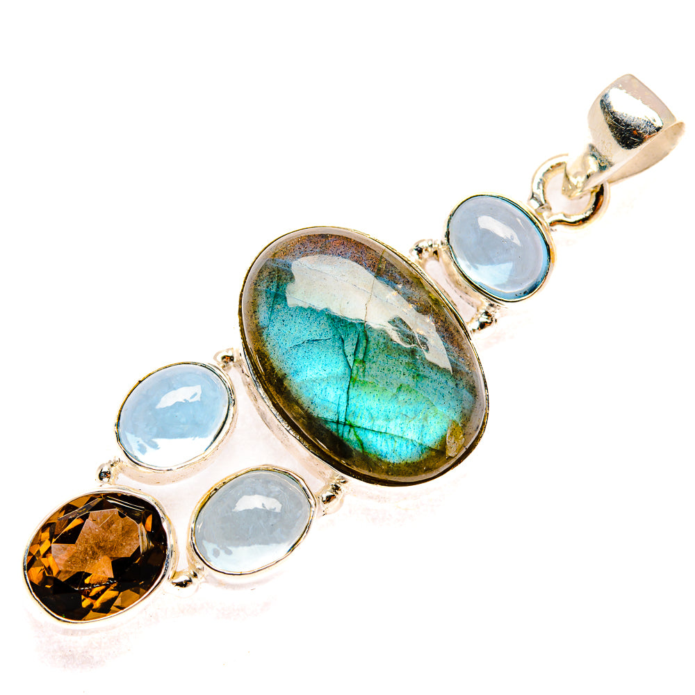 Labradorite Pendants handcrafted by Anasilvercos - PD27763 - Photo 2