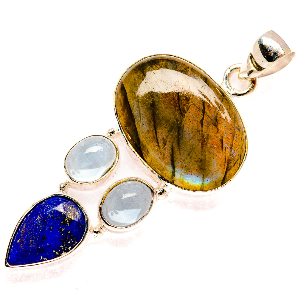Labradorite Pendants handcrafted by Anasilvercos - PD27764 - Photo 2
