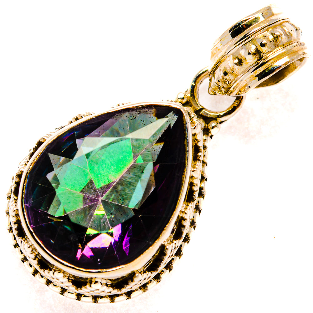 Mystic Topaz Pendants handcrafted by Anasilvercos - PD27800 - Photo 2
