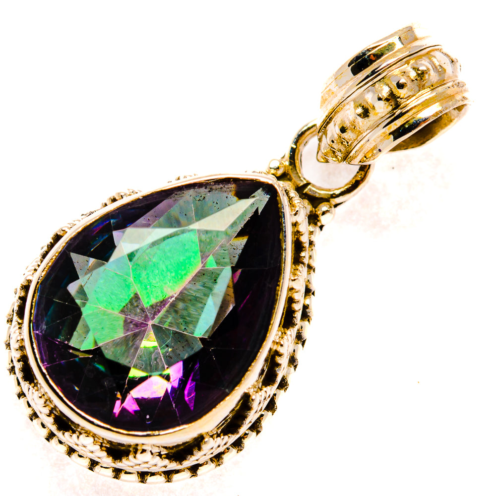 Mystic Topaz Pendants handcrafted by Anasilvercos - PD27804 - Photo 2