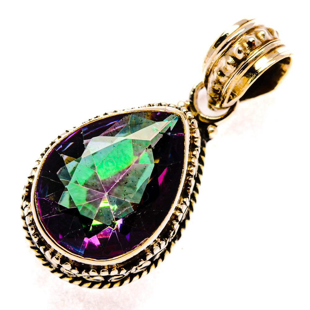 Mystic Topaz Pendants handcrafted by Anasilvercos - PD27808 - Photo 2