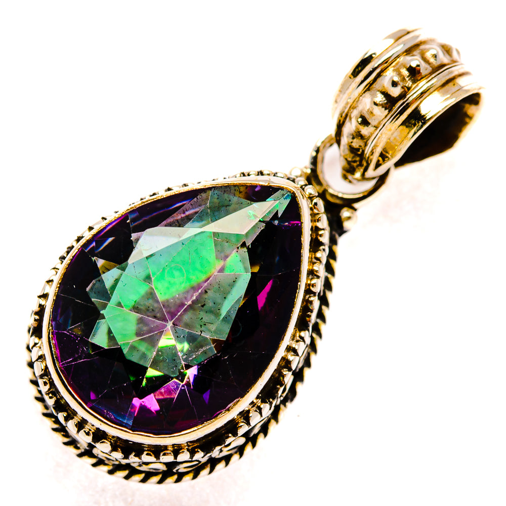 Mystic Topaz Pendants handcrafted by Anasilvercos - PD27809 - Photo 2