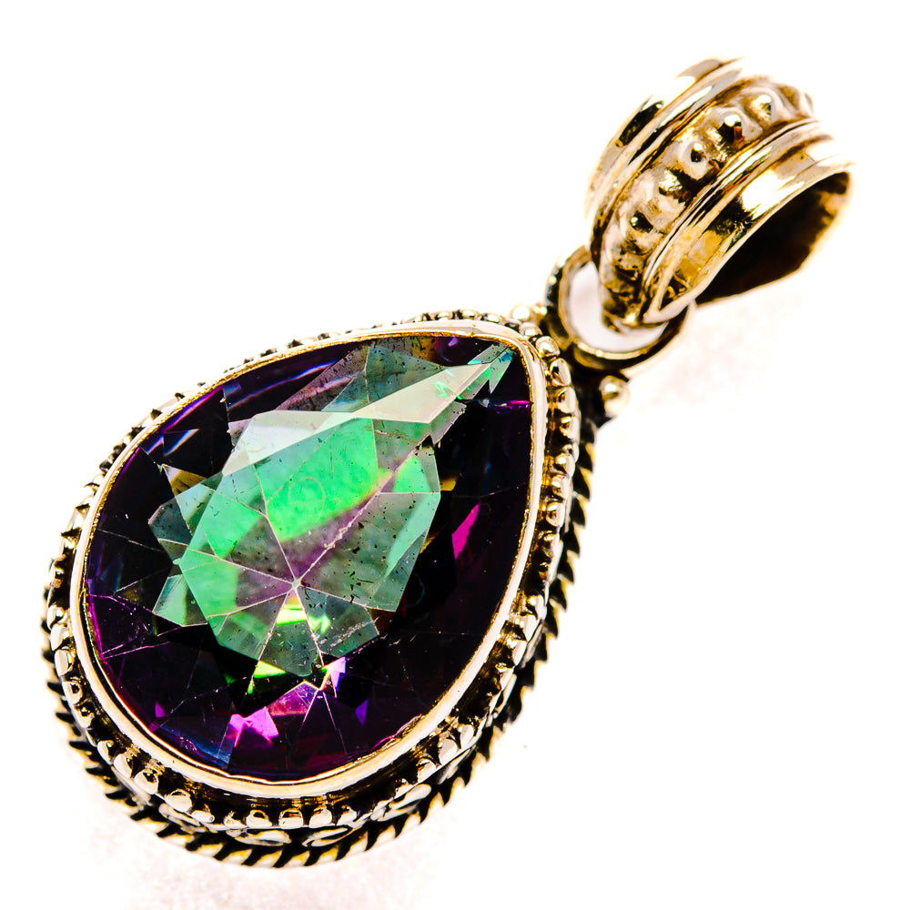 Mystic Topaz Pendants handcrafted by Anasilvercos - PD27810 - Photo 2