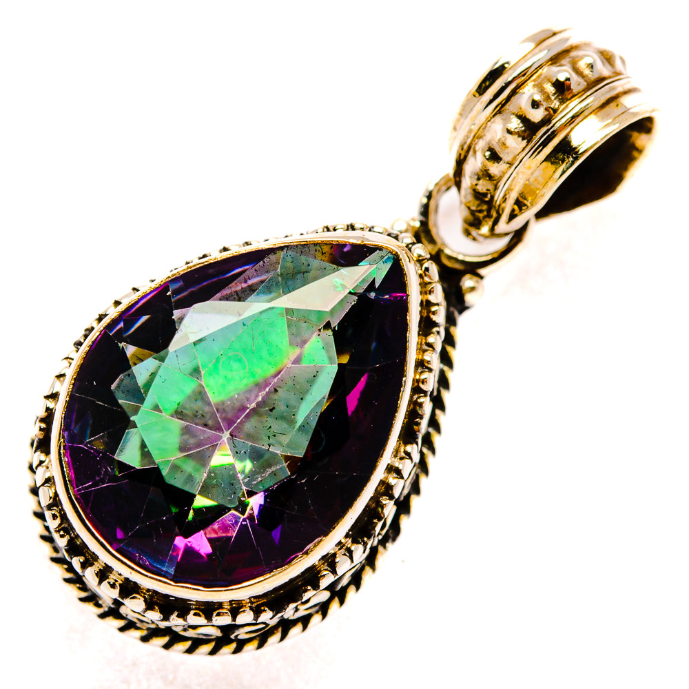 Mystic Topaz Pendants handcrafted by Anasilvercos - PD27811 - Photo 2