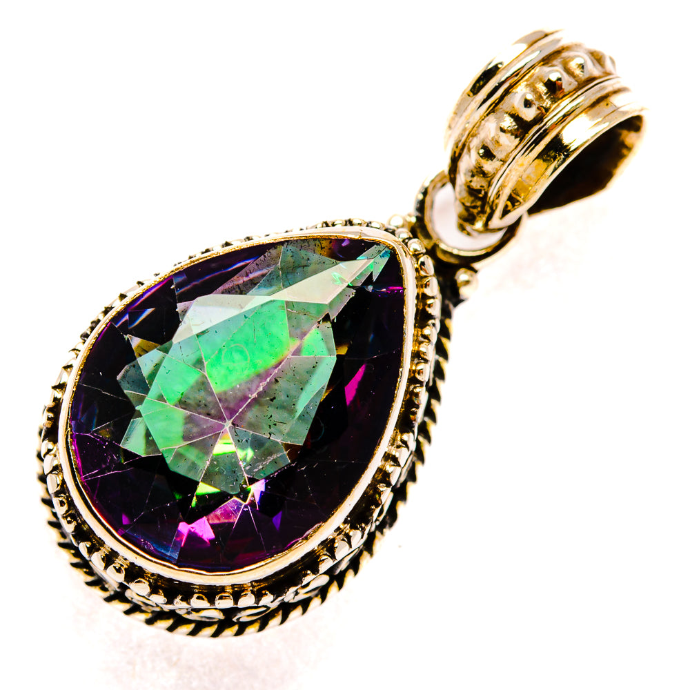 Mystic Topaz Pendants handcrafted by Anasilvercos - PD27815 - Photo 2