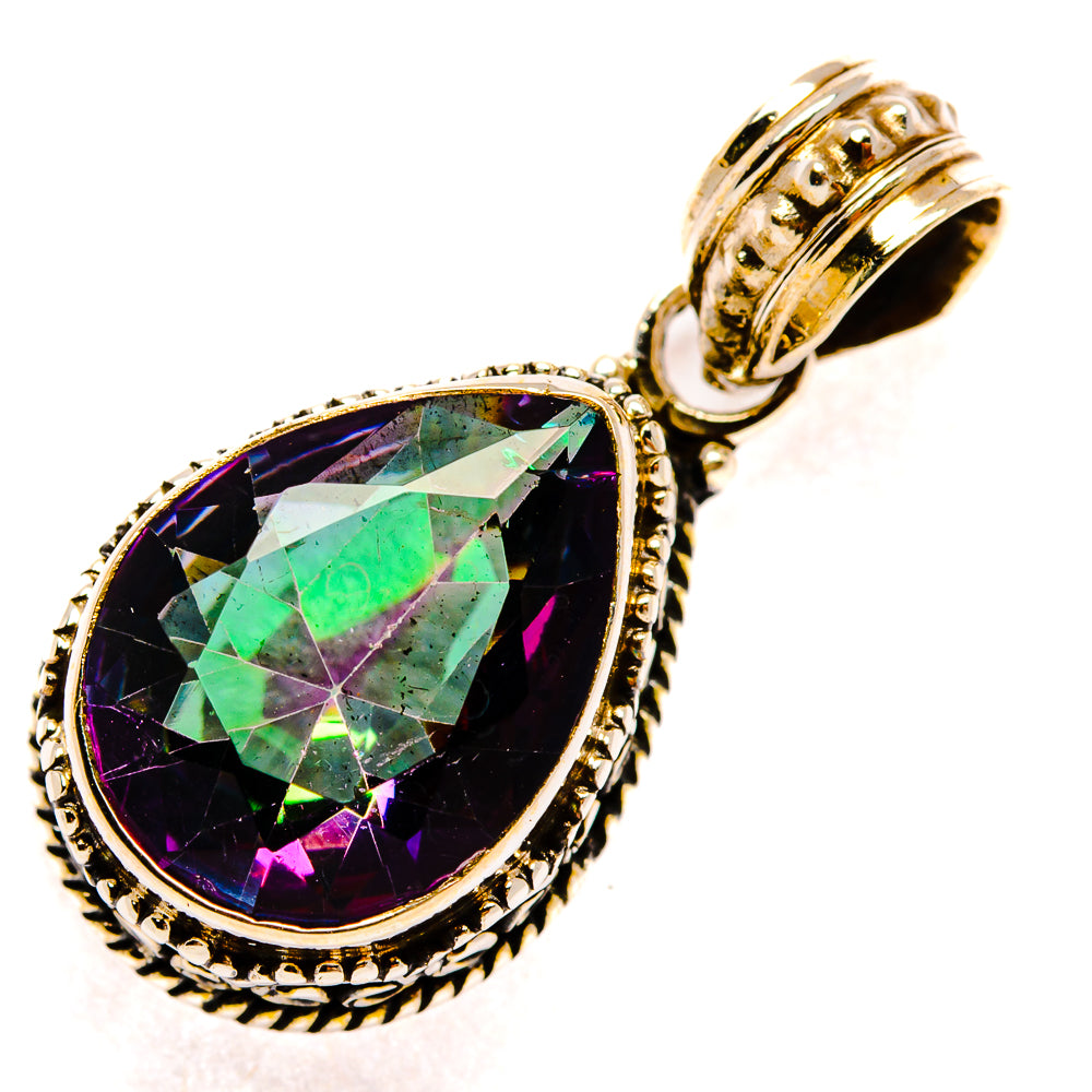 Mystic Topaz Pendants handcrafted by Anasilvercos - PD27816 - Photo 2