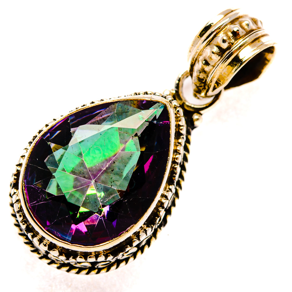 Mystic Topaz Pendants handcrafted by Anasilvercos - PD27817 - Photo 2