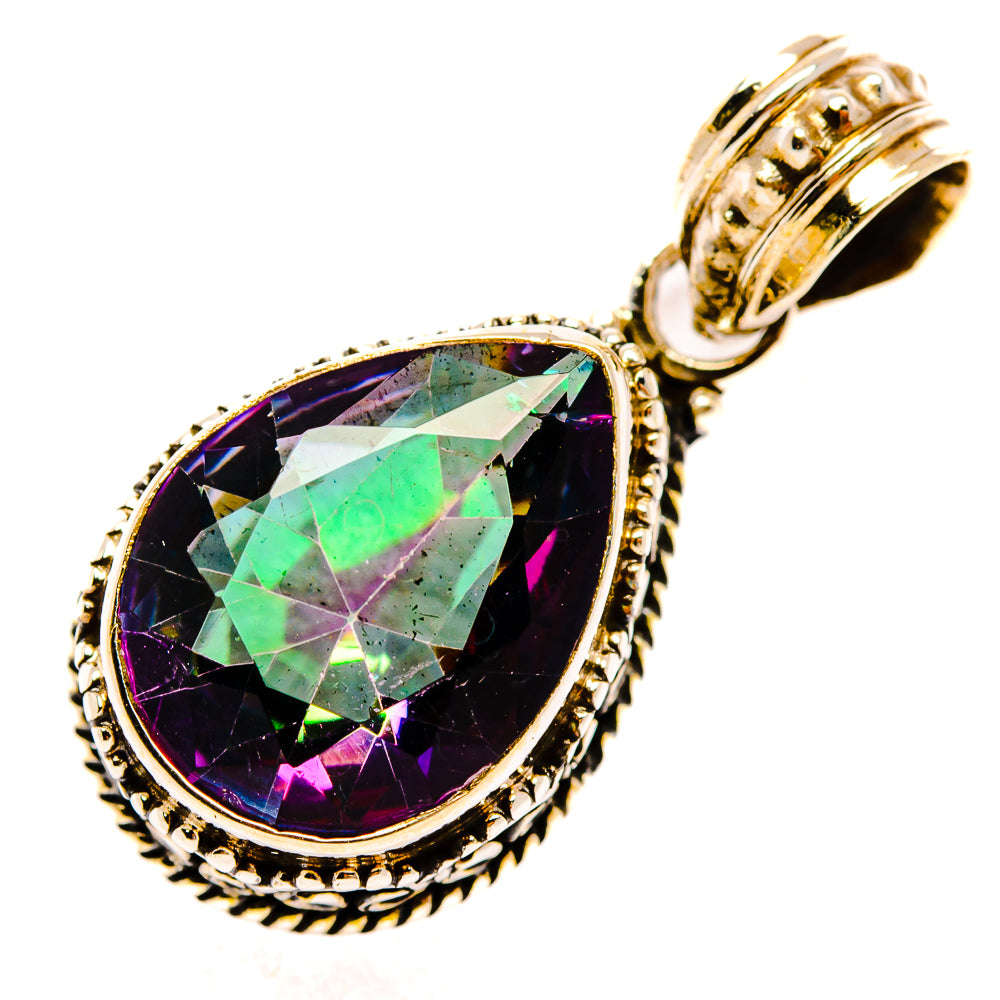 Mystic Topaz Pendants handcrafted by Anasilvercos - PD27820 - Photo 2