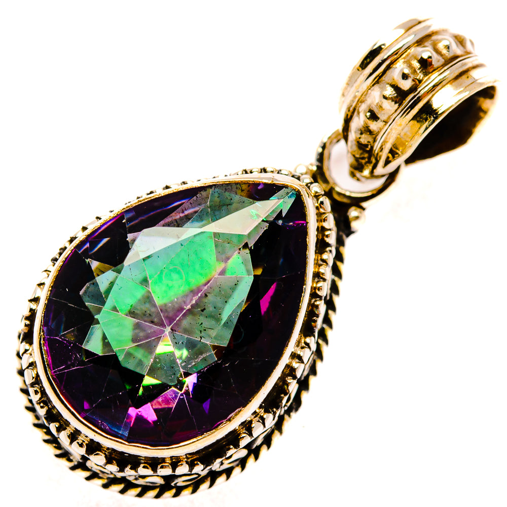 Mystic Topaz Pendants handcrafted by Anasilvercos - PD27821 - Photo 2