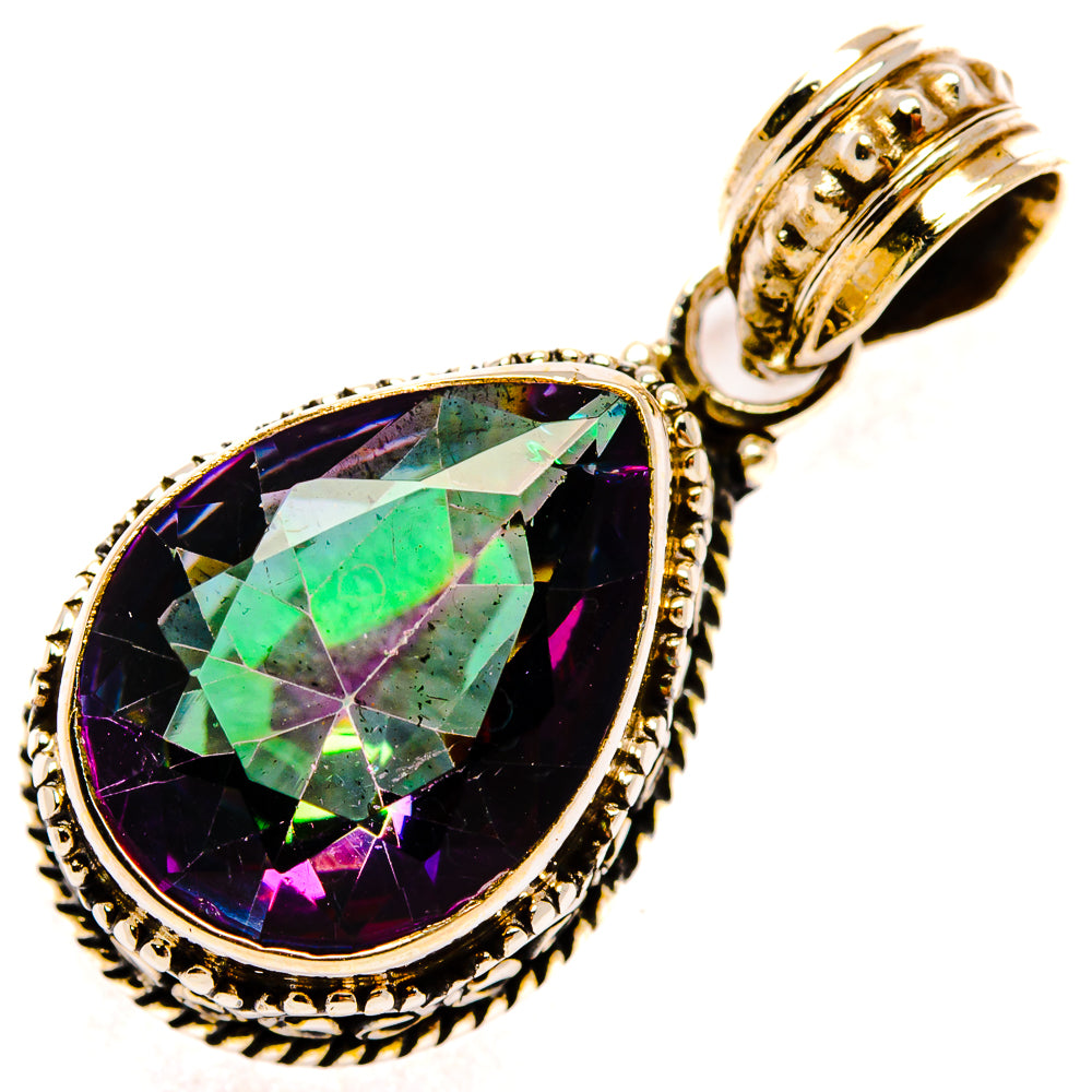 Mystic Topaz Pendants handcrafted by Anasilvercos - PD27822 - Photo 2