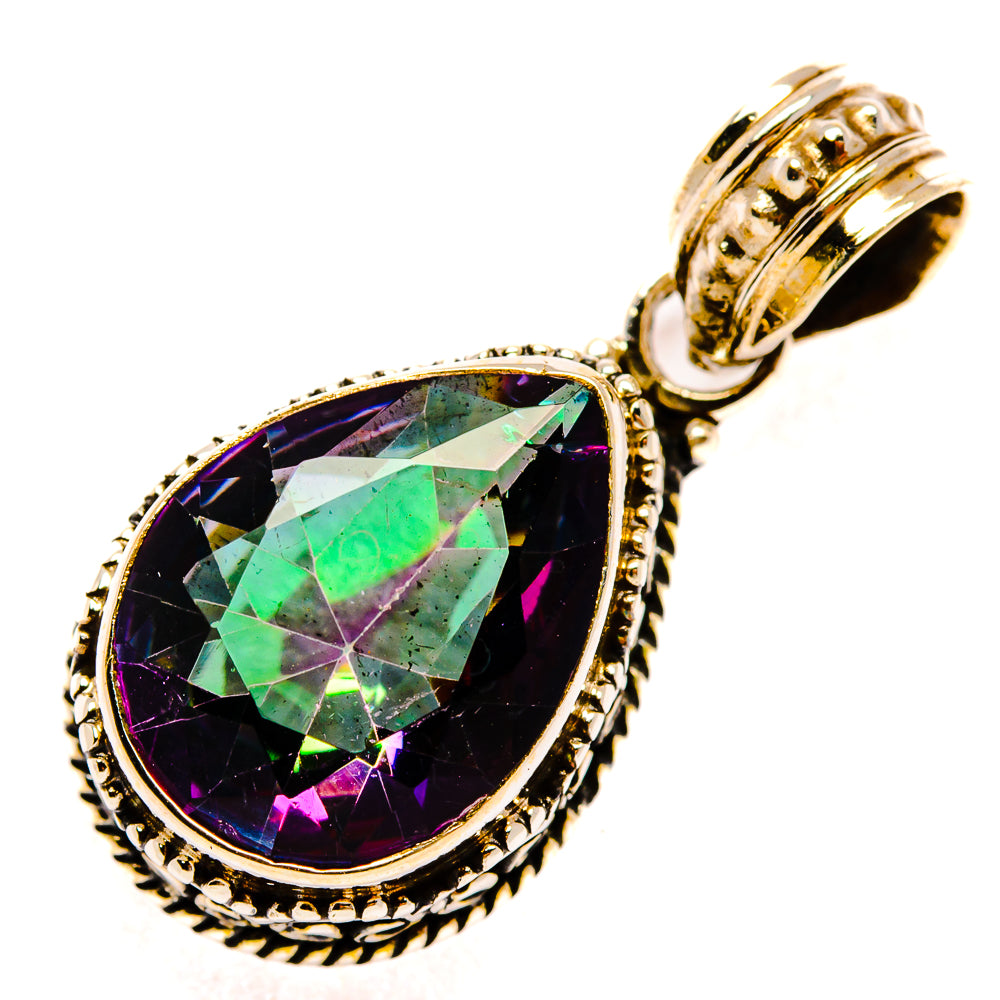 Mystic Topaz Pendants handcrafted by Anasilvercos - PD27824 - Photo 2