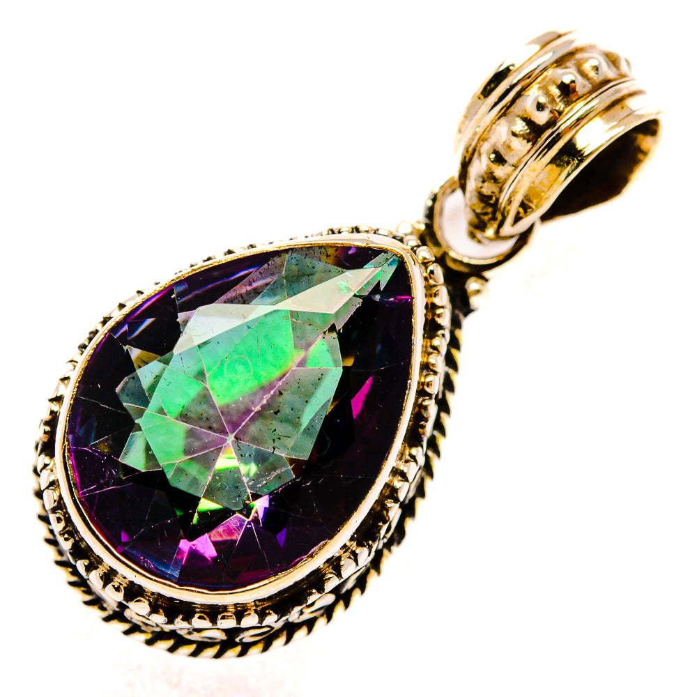 Mystic Topaz Pendants handcrafted by Anasilvercos - PD27825 - Photo 2
