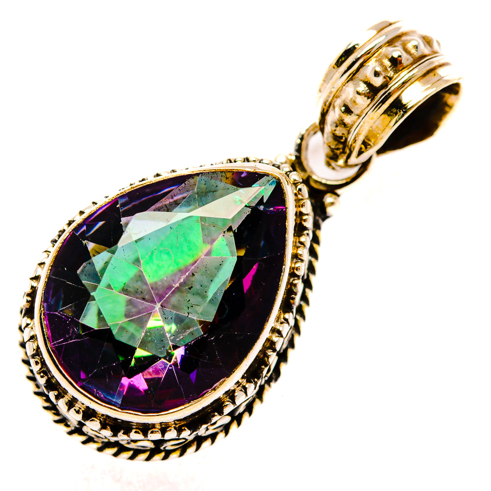Mystic Topaz Pendants handcrafted by Anasilvercos - PD27827 - Photo 2