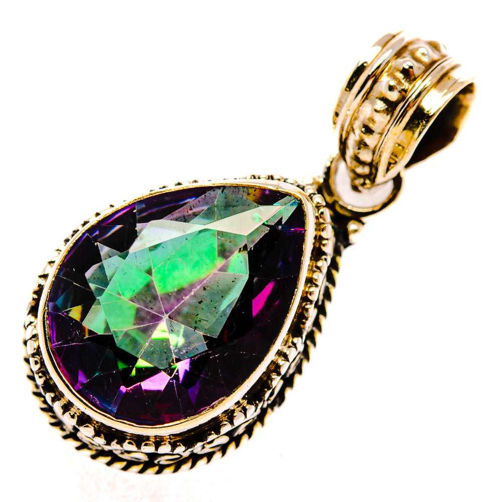 Mystic Topaz Pendants handcrafted by Anasilvercos - PD27828 - Photo 2