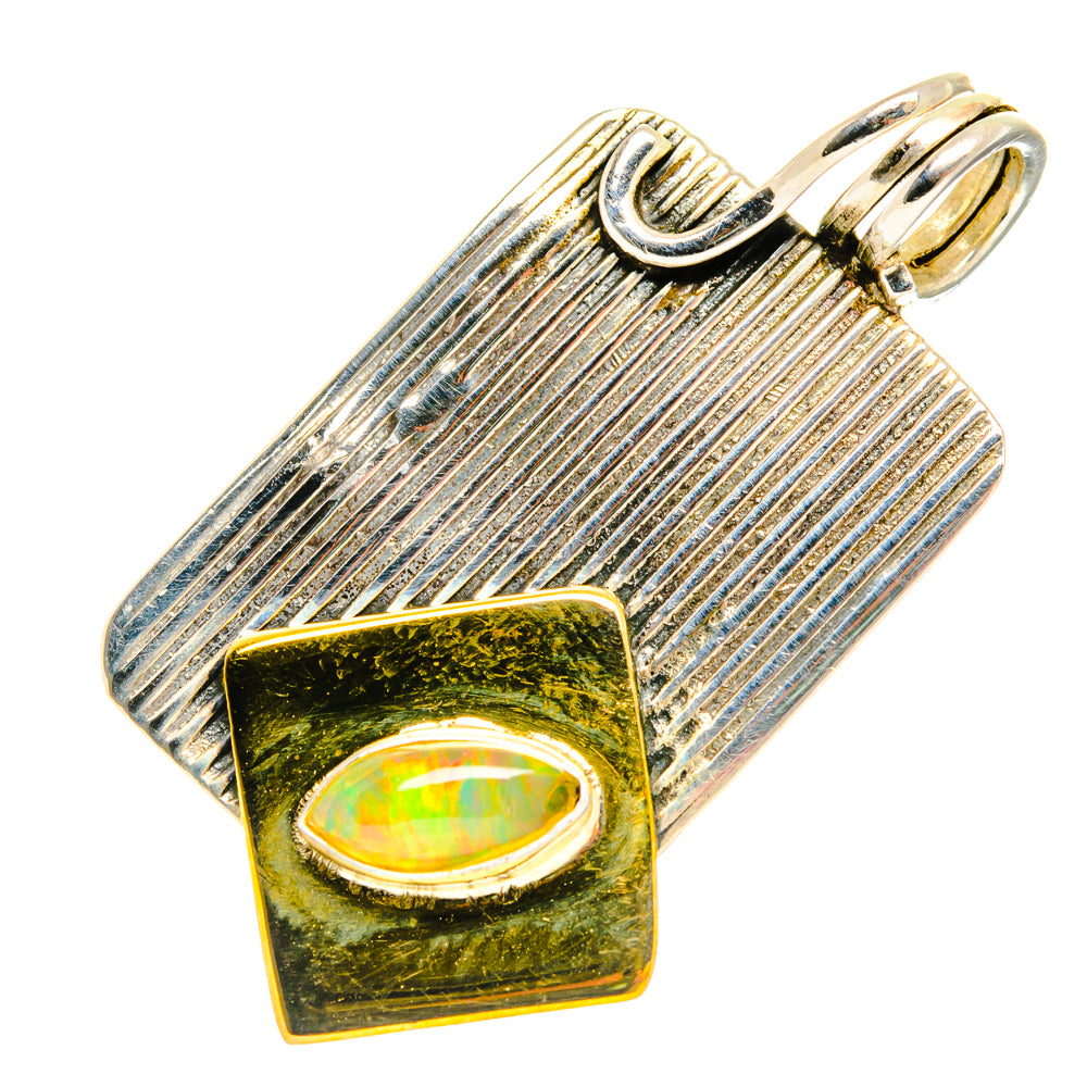 Ethiopian Opal Pendants handcrafted by Anasilvercos - PD27838 - Photo 2