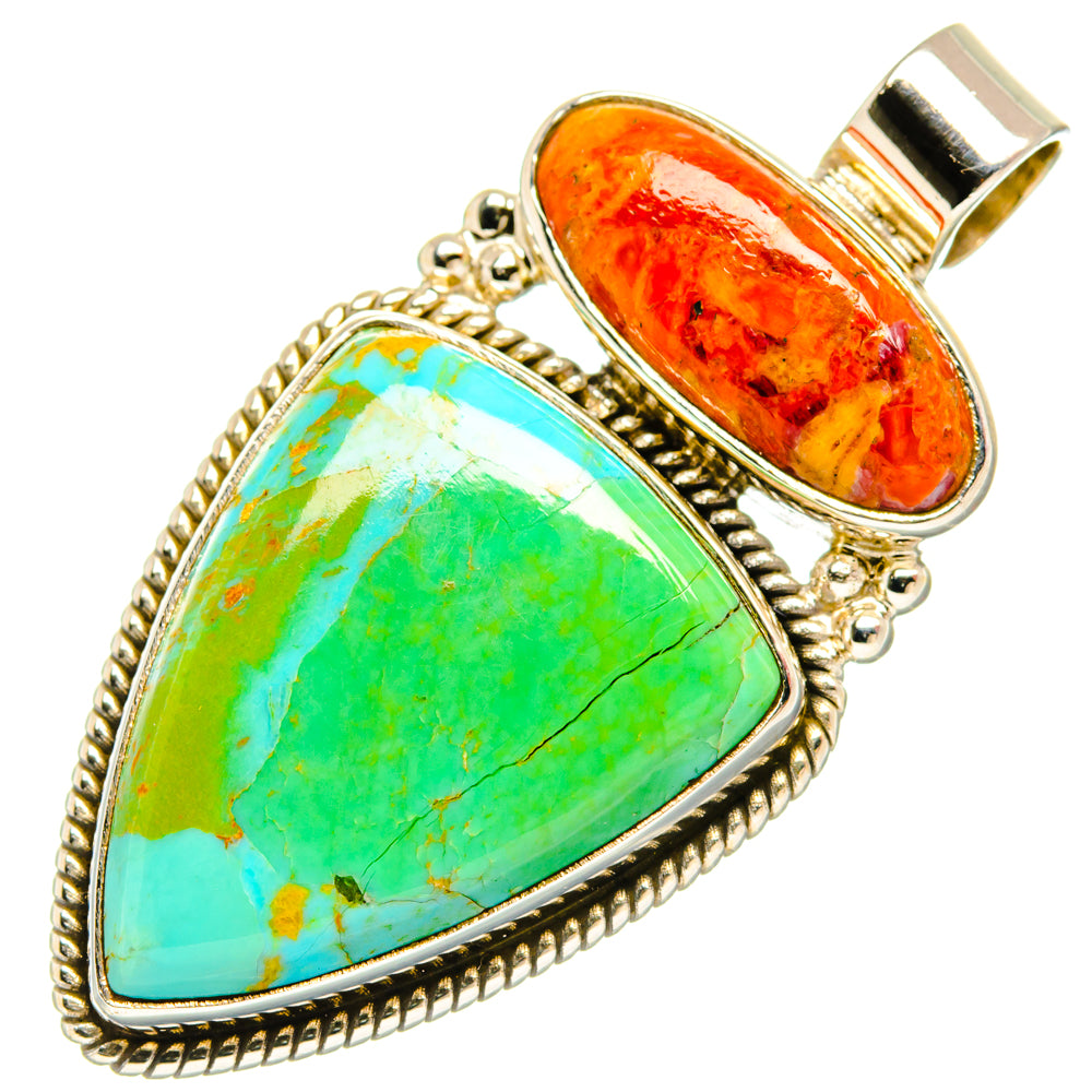 Chrysocolla Pendants handcrafted by Anasilvercos - PD27840 - Photo 2