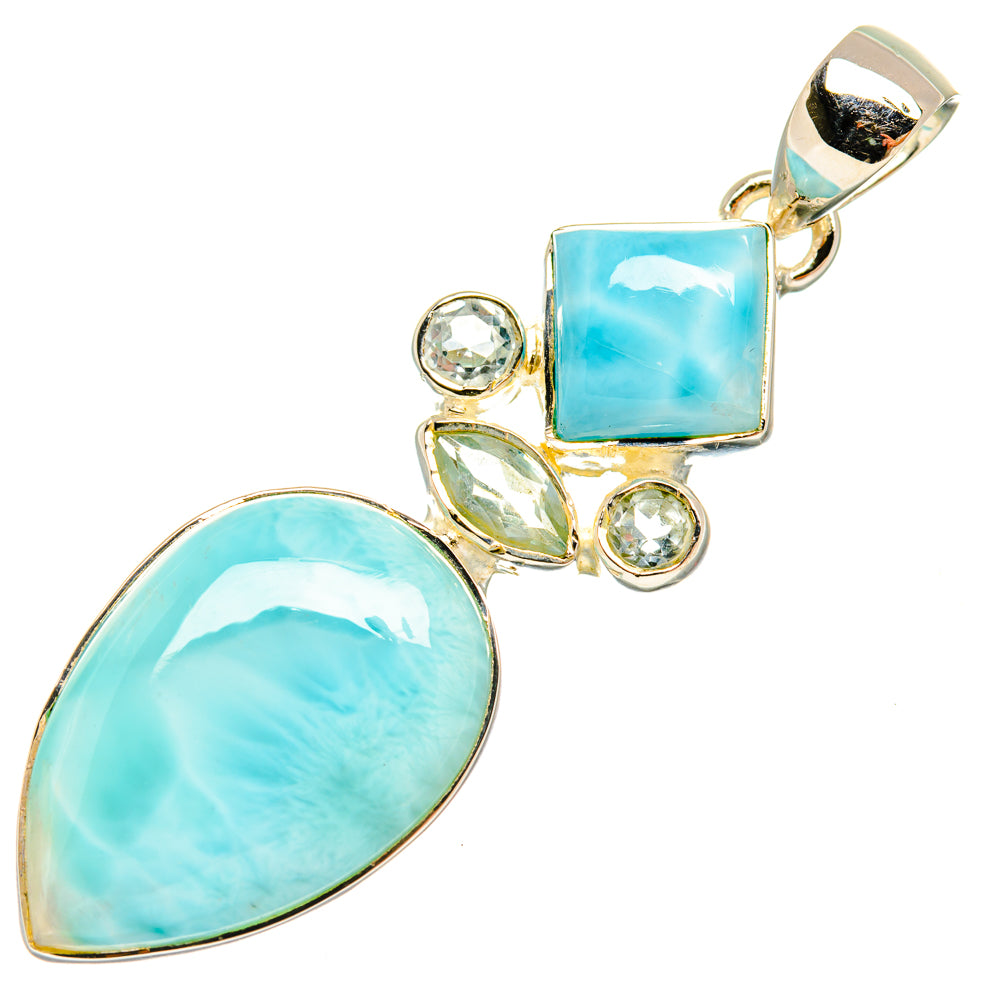 Larimar Pendants handcrafted by Anasilvercos - PD27851 - Photo 2