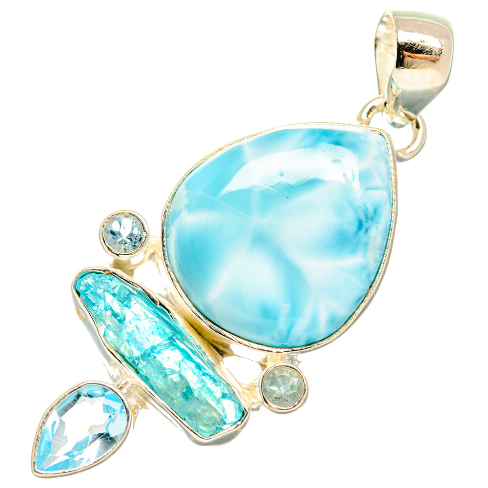 Larimar Pendants handcrafted by Anasilvercos - PD27852 - Photo 2