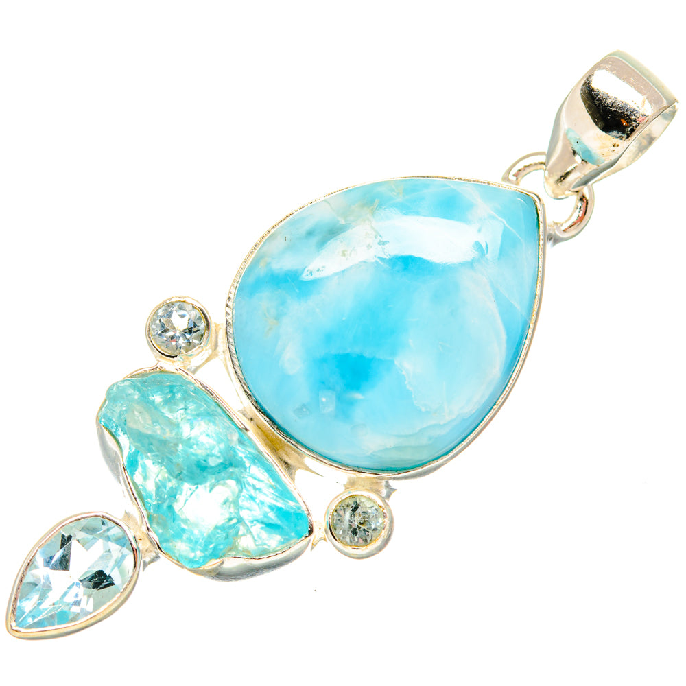 Larimar Pendants handcrafted by Anasilvercos - PD27853 - Photo 2