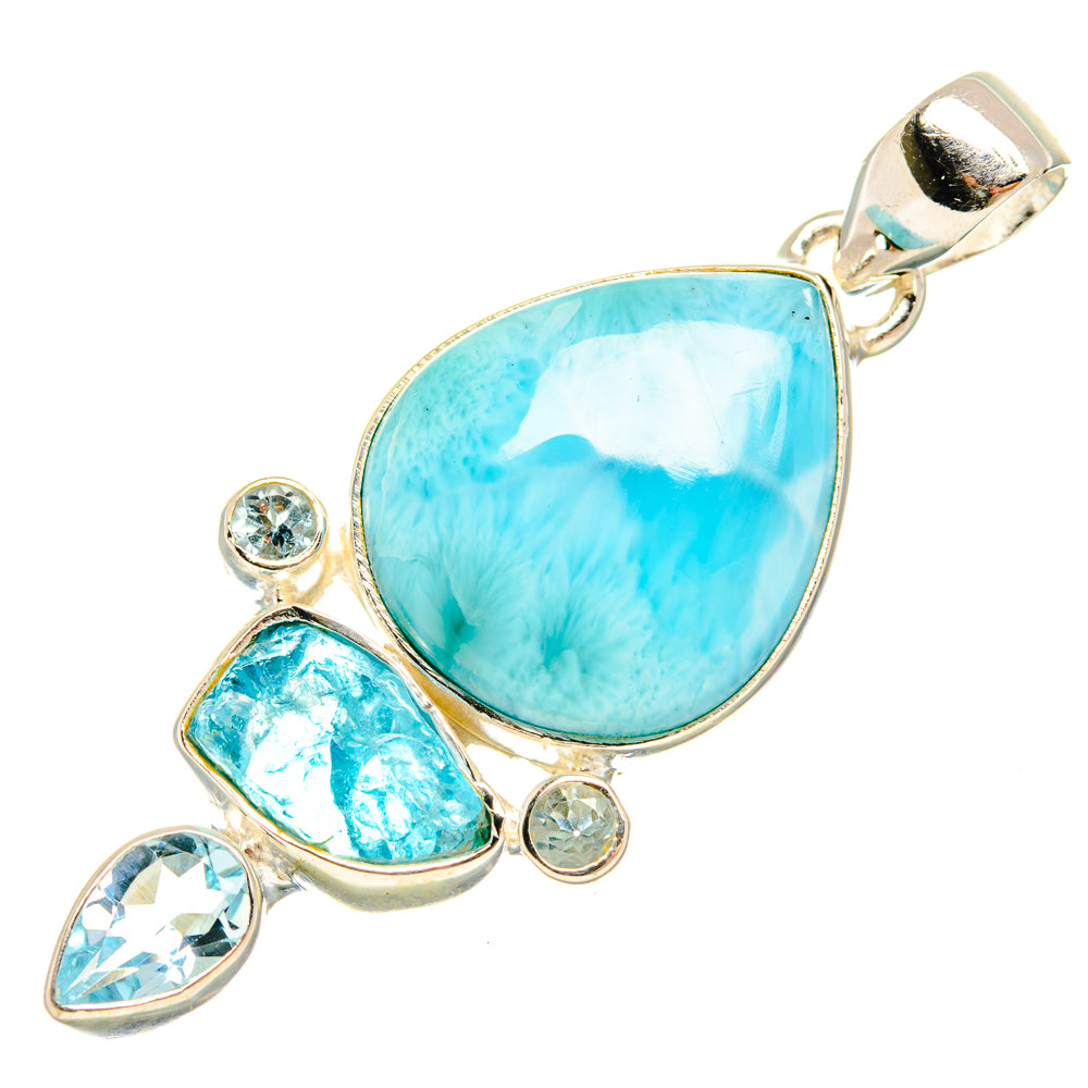 Larimar Pendants handcrafted by Anasilvercos - PD27854 - Photo 2