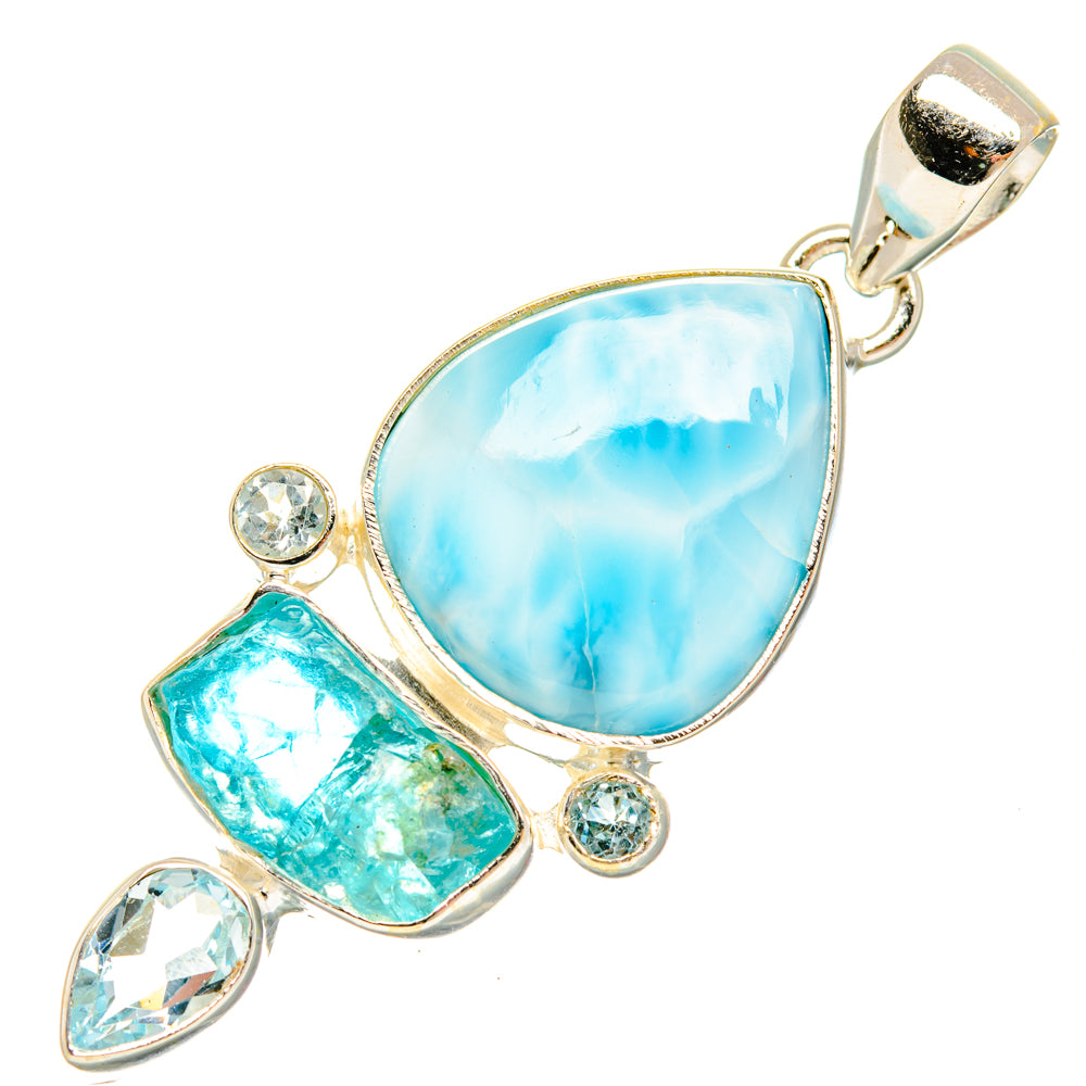 Larimar Pendants handcrafted by Anasilvercos - PD27855 - Photo 2