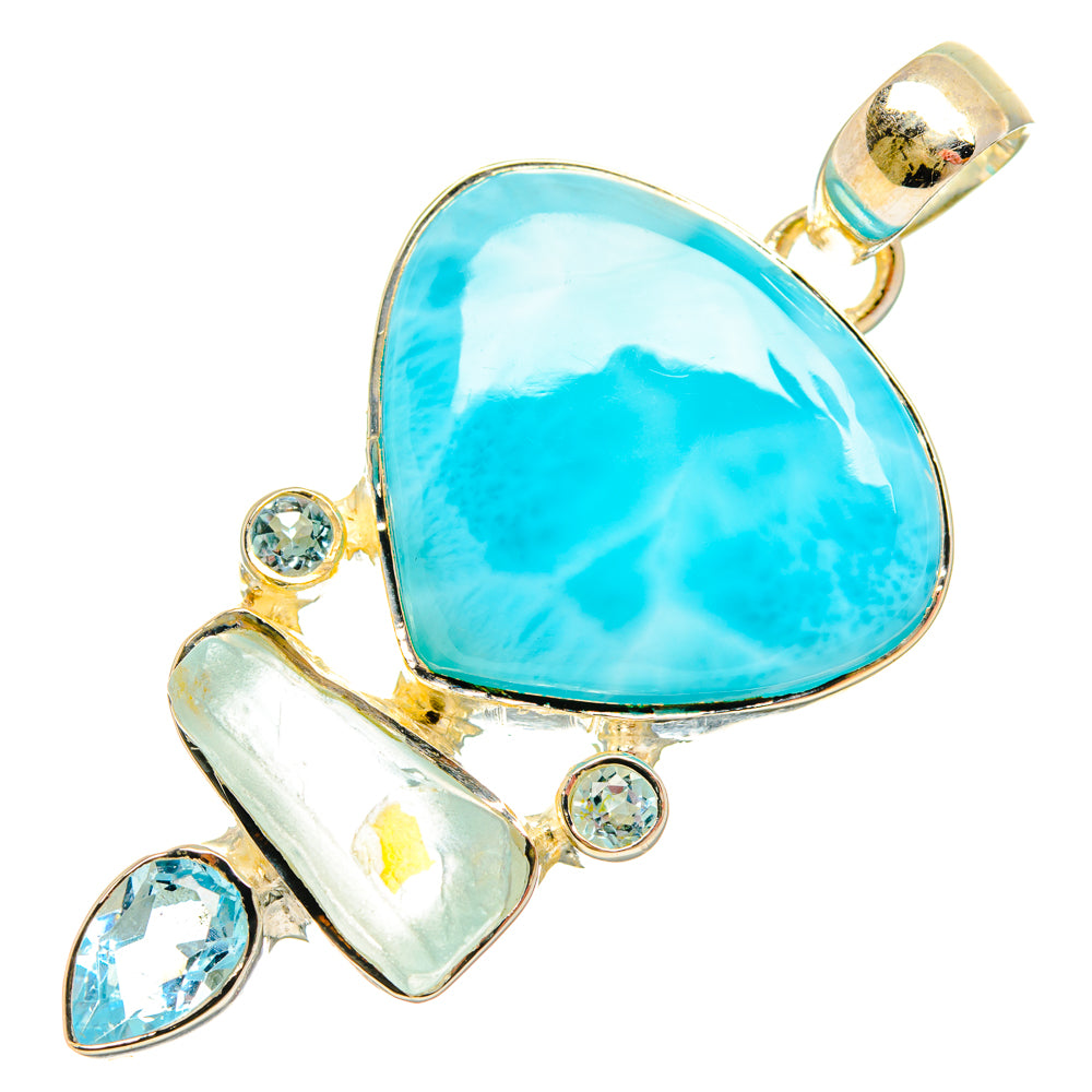 Larimar Pendants handcrafted by Anasilvercos - PD27856 - Photo 2
