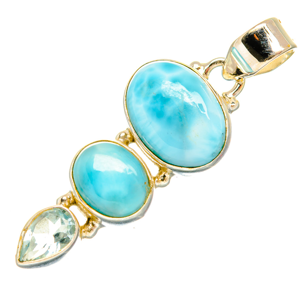 Larimar Pendants handcrafted by Anasilvercos - PD27858 - Photo 2