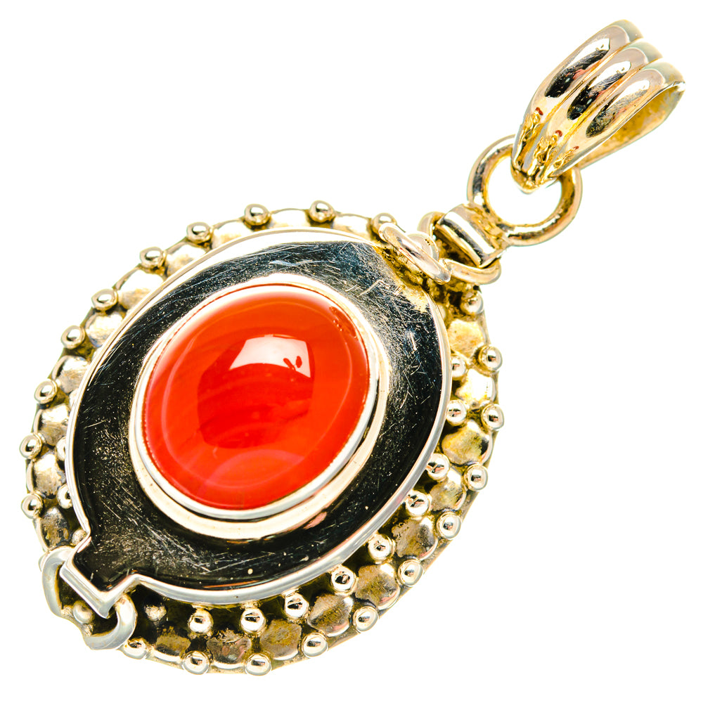 Carnelian Pendants handcrafted by Anasilvercos - PD27861 - Photo 2