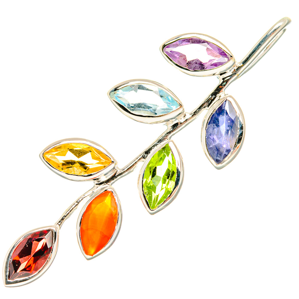 Multi-Stone Chakra Pendants handcrafted by Anasilvercos - PD27871 - Photo 2