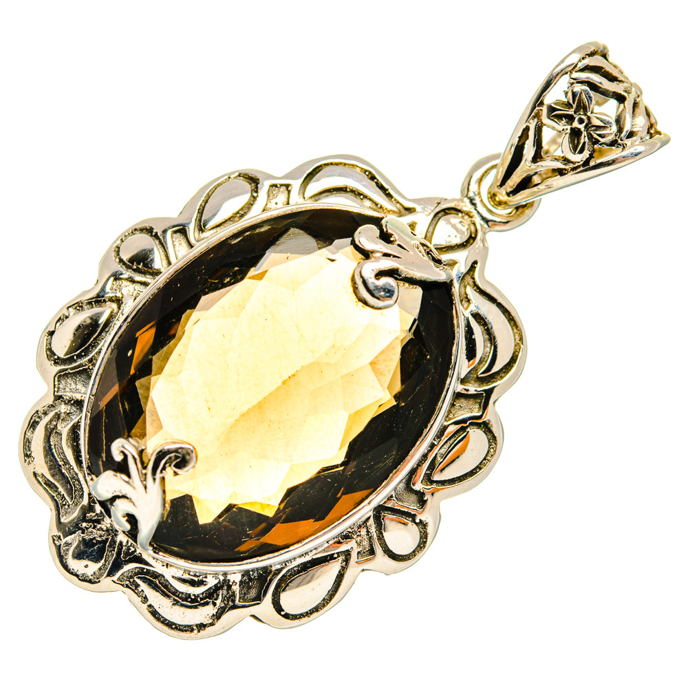 Smoky Quartz Pendants handcrafted by Anasilvercos - PD27874 - Photo 2