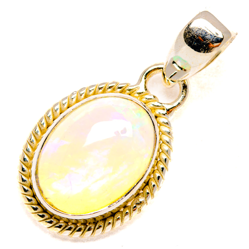 Ethiopian Opal Pendants handcrafted by Anasilvercos - PD27894 - Photo 2