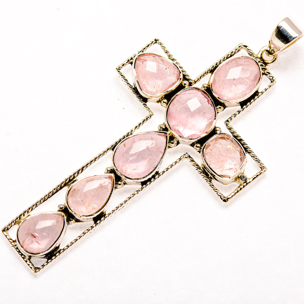 Morganite Pendants handcrafted by Anasilvercos - PD27903 - Photo 2
