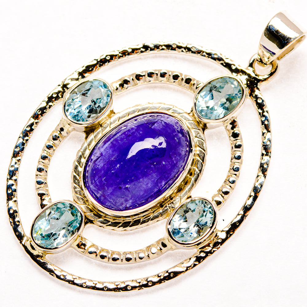 Tanzanite Pendants handcrafted by Anasilvercos - PD27911 - Photo 2