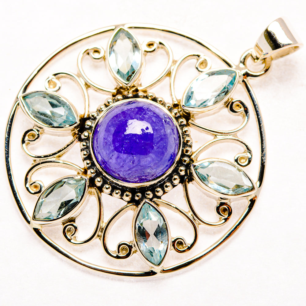 Tanzanite Pendants handcrafted by Anasilvercos - PD27920 - Photo 2