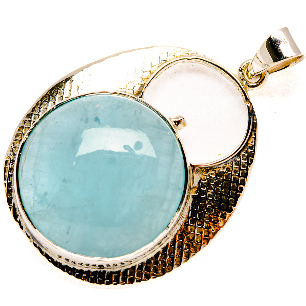 Aquamarine Pendants handcrafted by Anasilvercos - PD27921 - Photo 2
