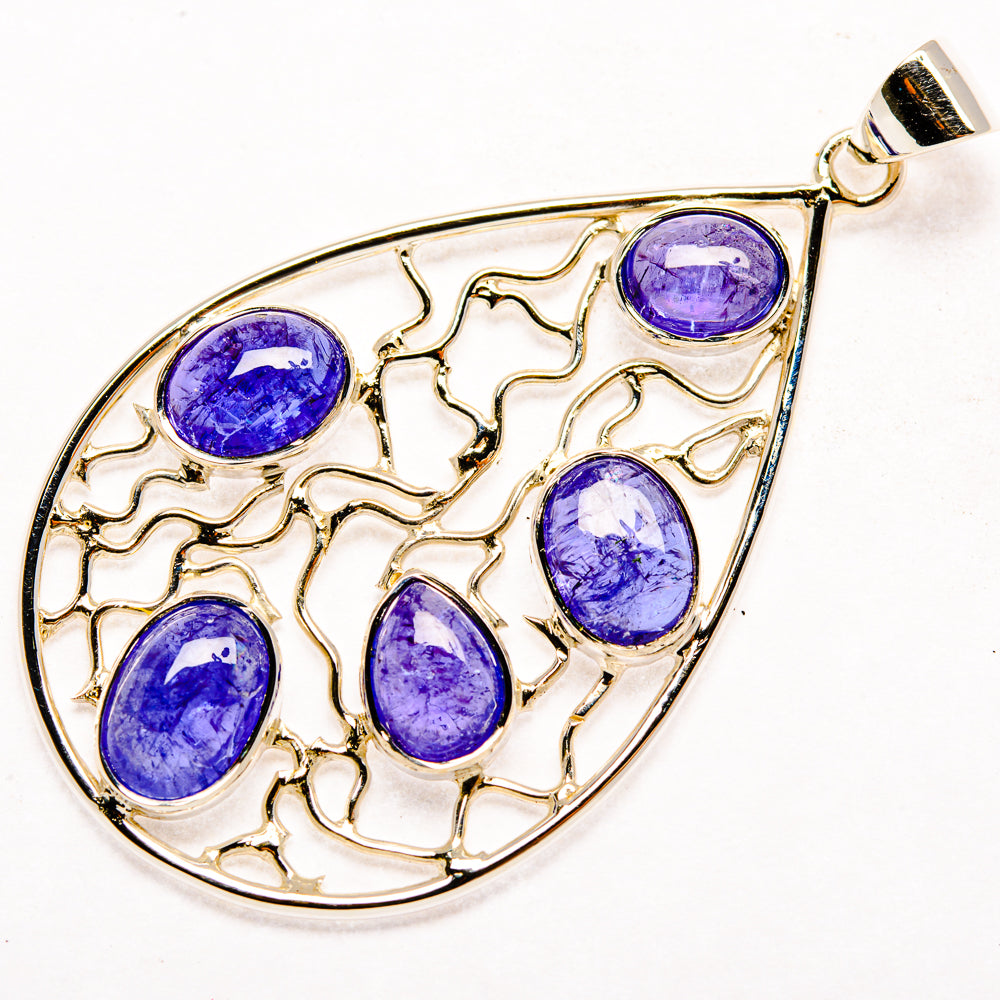 Tanzanite Pendants handcrafted by Anasilvercos - PD27922 - Photo 2