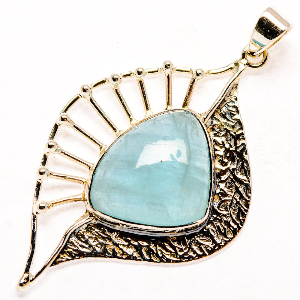 Aquamarine Pendants handcrafted by Anasilvercos - PD27927 - Photo 2