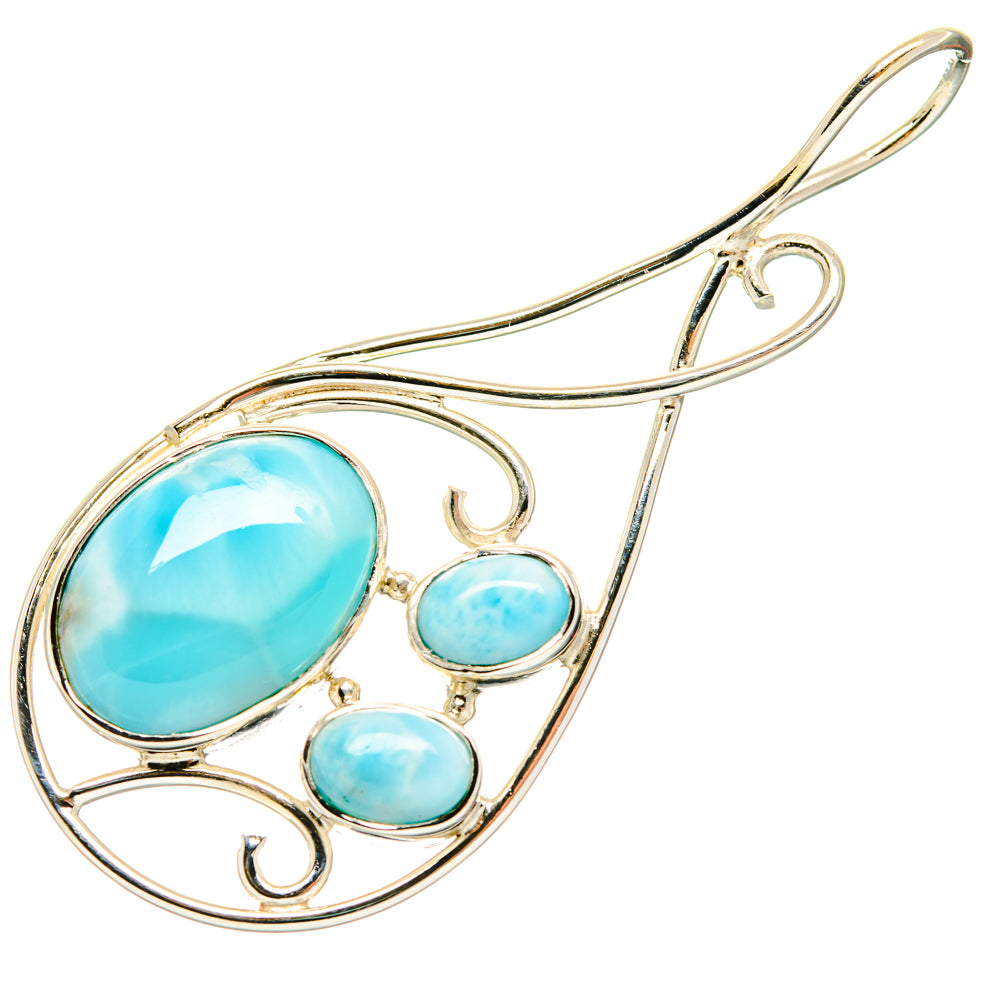 Larimar Pendants handcrafted by Anasilvercos - PD27947 - Photo 2